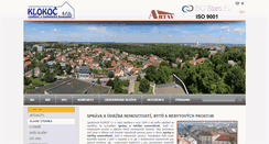 Desktop Screenshot of klokoc.cz